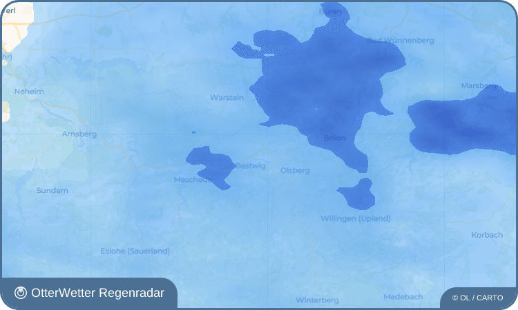 Wetter-Widget-Vorschau mit Vorhersagedaten für Nuttlar