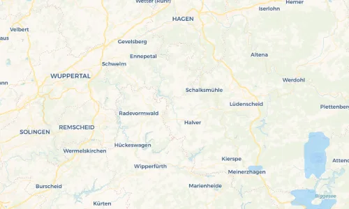 Regenradar Vorschaubild - Aktuelle Niederschläge in Ober Buschhausen und Umgebung
