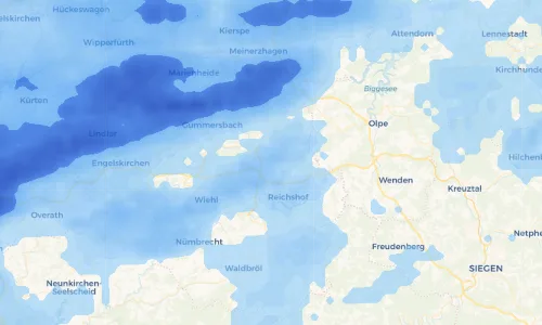 Regenradar Vorschaubild - Aktuelle Niederschläge in Oberagger und Umgebung
