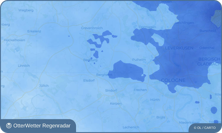 OtterWetter Regenradar-Widget Oberaußem