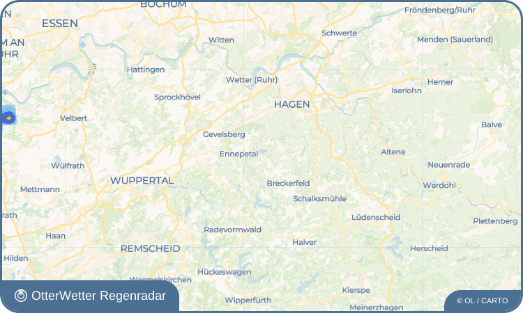 OtterWetter Regenradar-Widget Oberbauer
