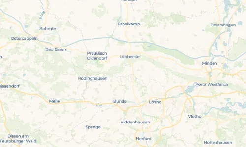 Regenradar Vorschaubild - Aktuelle Niederschläge in Oberbauerschaft und Umgebung