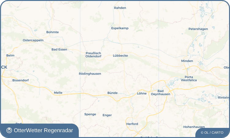 Widget-Vorschau für Oberbauerschaft Wetter-Widget-Vorschau mit Vorhersagedaten für Oberbauerschaft