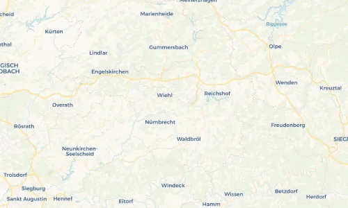 Regenradar Vorschaubild - Aktuelle Niederschläge in Oberbierenbach und Umgebung