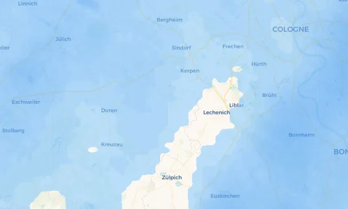 Regenradar Vorschaubild - Aktuelle Niederschläge in Oberbolheim und Umgebung