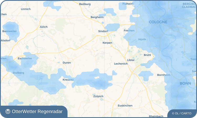Widget-Vorschau für Oberbolheim Wetter-Widget-Vorschau mit Vorhersagedaten für Oberbolheim