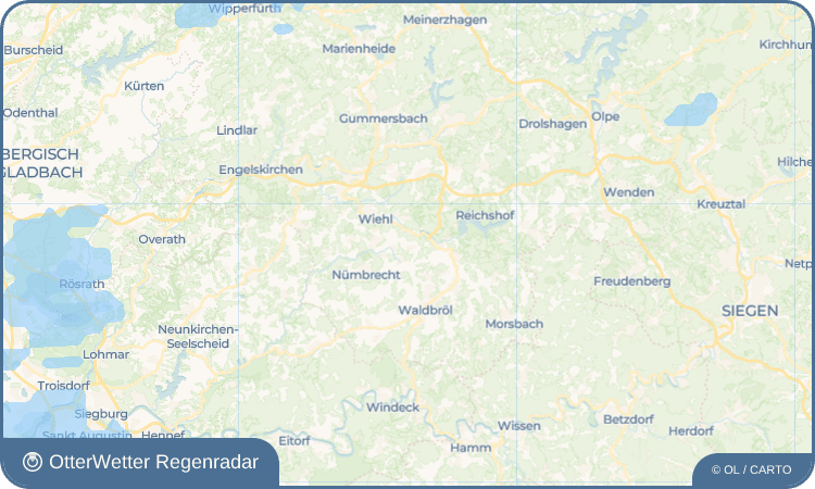 OtterWetter Regenradar-Widget Oberbreidenbach