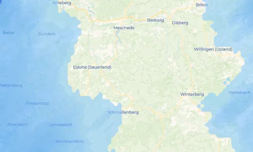 Regenradar Vorschaubild - Aktuelle Niederschläge in Oberhenneborn und Umgebung