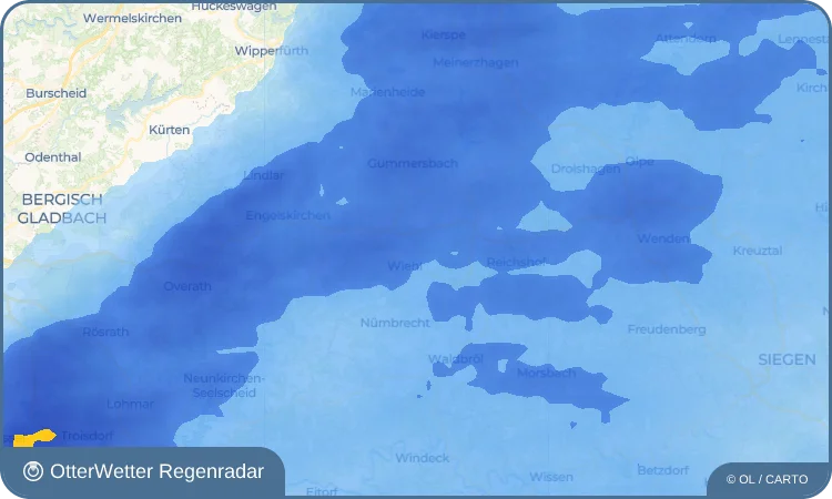 Wetter-Widget-Vorschau mit Vorhersagedaten für Oberholzen