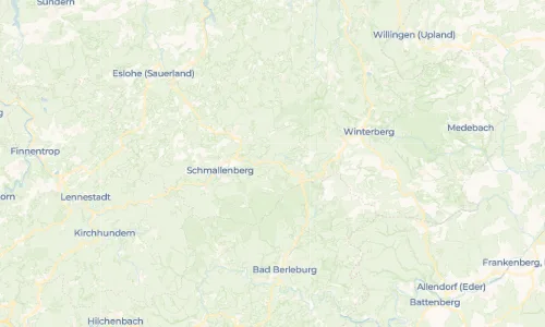 Regenradar Oberkirchen: aktuelle Niederschläge in Oberkirchen und Umgebung, Stand 17. Oktober 2026 um 15:45 Uhr