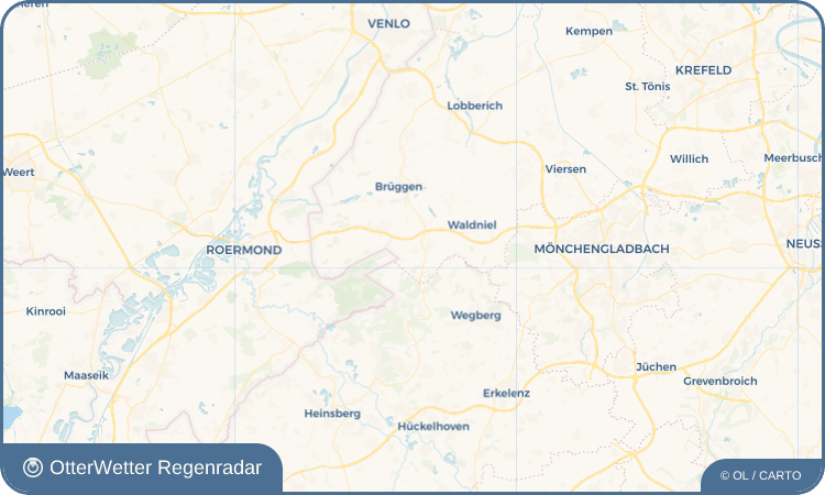 Widget-Vorschau für Oberkrüchten Wetter-Widget-Vorschau mit Vorhersagedaten für Oberkrüchten