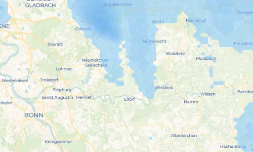 Regenradar-Vorschau: aktuelle Niederschläge in Oberlückerath und Umgebung