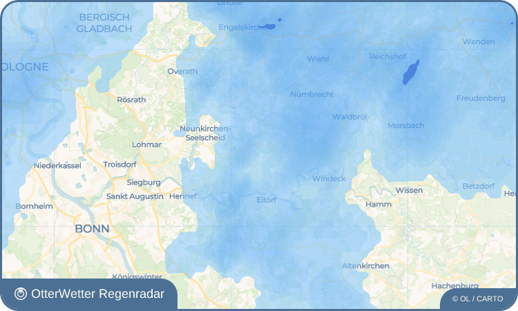 OtterWetter Regenradar-Widget Oberlückerath