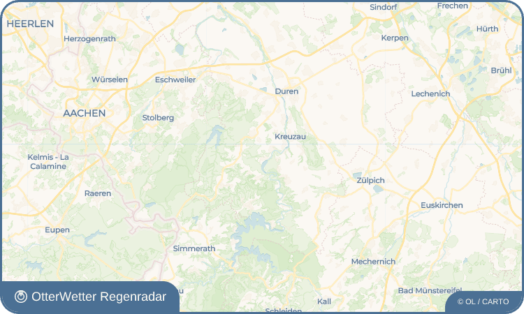 OtterWetter Regenradar-Widget Obermaubach