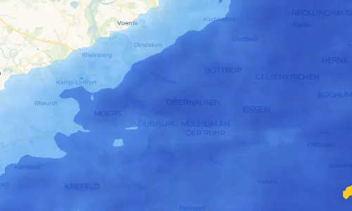 Regenradar Vorschaubild - Aktuelle Niederschläge in Obermeiderich und Umgebung