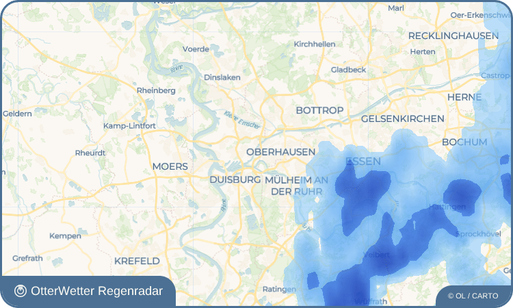 OtterWetter Regenradar-Widget Obermeiderich