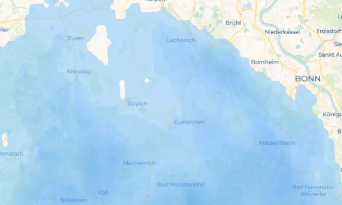 Regenradar Vorschaubild - Aktuelle Niederschläge in Oberwichterich und Umgebung