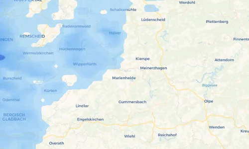 Regenradar Vorschaubild - Aktuelle Niederschläge in Oberwipper und Umgebung
