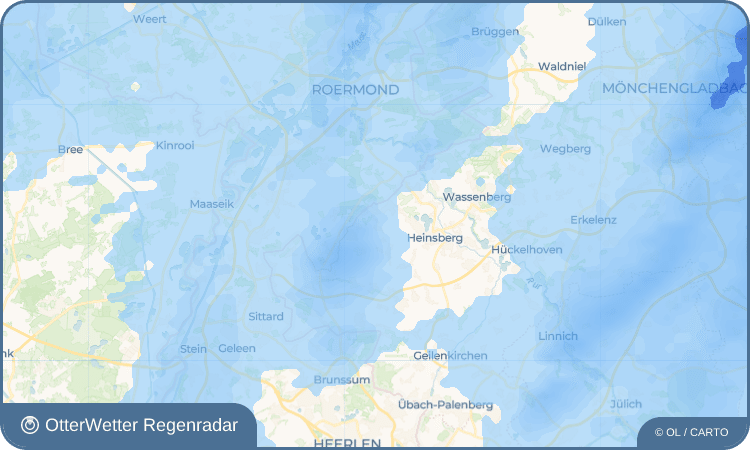 OtterWetter Regenradar-Widget Obspringen