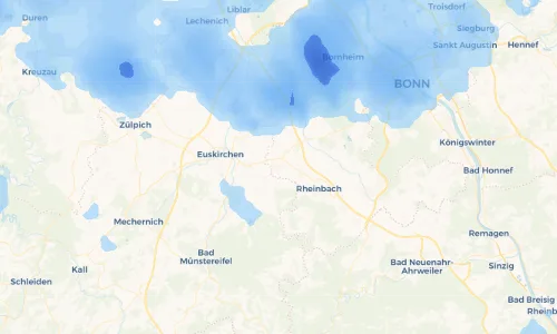 Regenradar Vorschaubild - Aktuelle Niederschläge in Odendorf und Umgebung