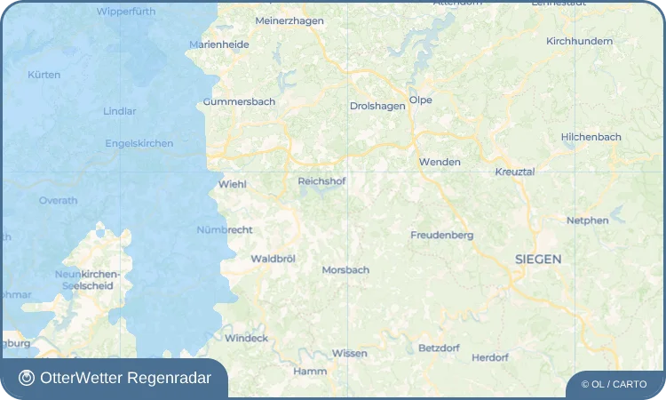 Wetter-Widget-Vorschau mit Vorhersagedaten für Odenspiel