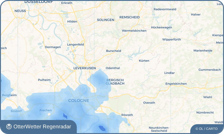 OtterWetter Regenradar-Widget Odenthal