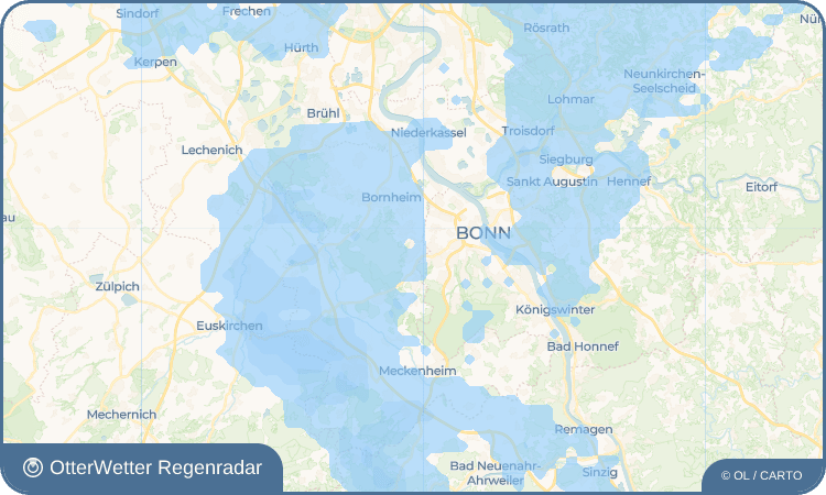 OtterWetter Regenradar-Widget Oedekoven