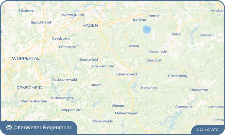 OtterWetter Regenradar-Widget Oedenthal