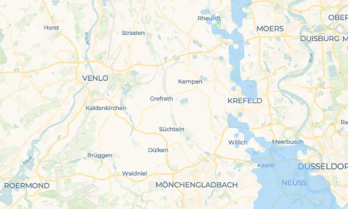 Regenradar Vorschaubild - Aktuelle Niederschläge in Oedt und Umgebung
