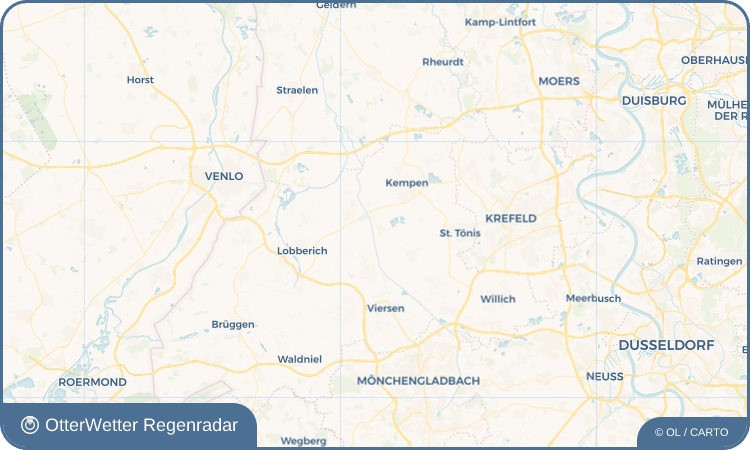 OtterWetter Regenradar-Widget Oedt