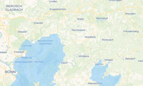 Regenradar Oeleroth: aktuelle Niederschläge in Oeleroth und Umgebung, Stand 17. Oktober 2026 um 23:40 Uhr