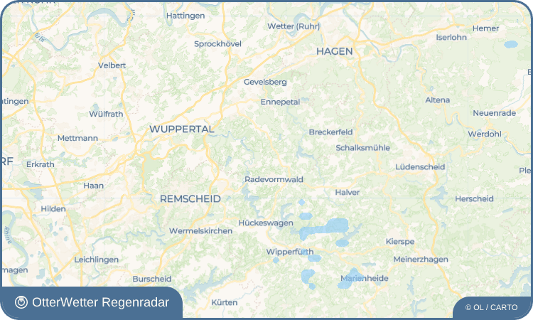 OtterWetter Regenradar-Widget Önkfeld