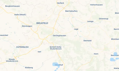 Regenradar Vorschaubild - Aktuelle Niederschläge in Oerlinghausen und Umgebung