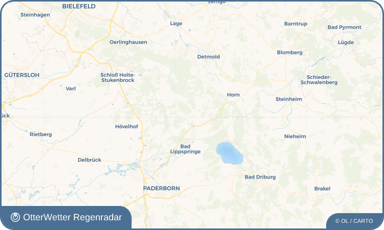 OtterWetter Regenradar-Widget Oesterholz-Haustenbeck