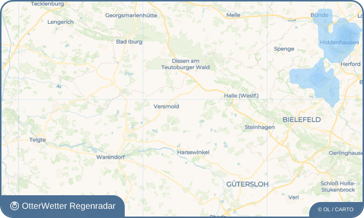 OtterWetter Regenradar-Widget Oesterweg