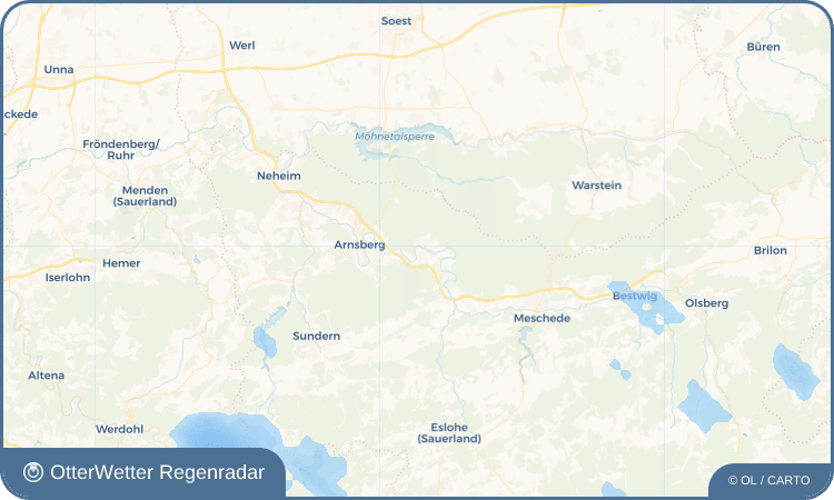 OtterWetter Regenradar-Widget Oeventrop