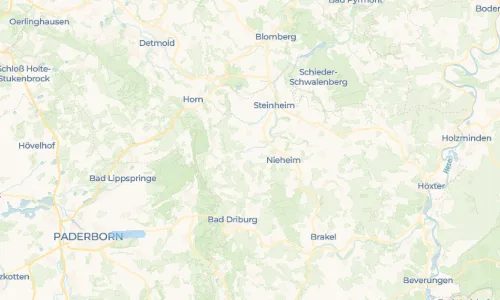 Regenradar Vorschaubild - Aktuelle Niederschläge in Oeynhausen und Umgebung