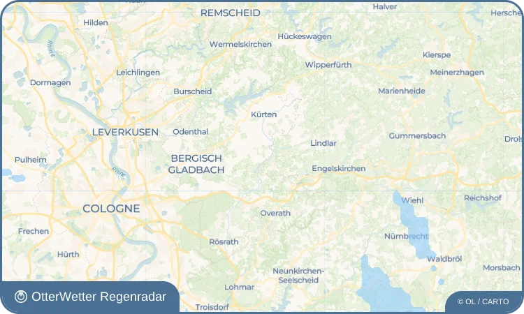 Wetter-Widget-Vorschau mit Vorhersagedaten für Offermannsheide