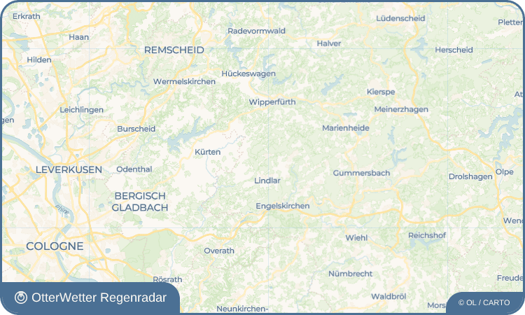 Widget-Vorschau für Ohl Wetter-Widget-Vorschau mit Vorhersagedaten für Ohl