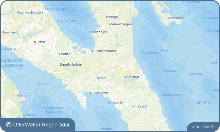 OtterWetter Regenradar-Widget Ohlhagen