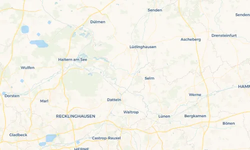 Regenradar Vorschaubild - Aktuelle Niederschläge in Olfen und Umgebung