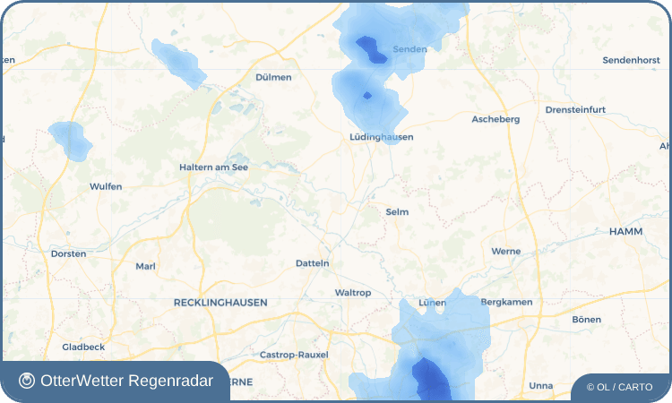 OtterWetter Regenradar-Widget Olfen