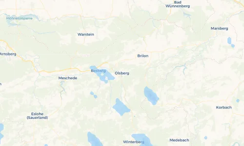 Regenradar Vorschaubild - Aktuelle Niederschläge in Olsberg und Umgebung