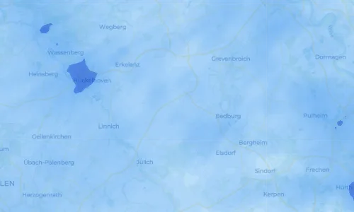 Regenradar Vorschaubild - Aktuelle Niederschläge in Opherten und Umgebung