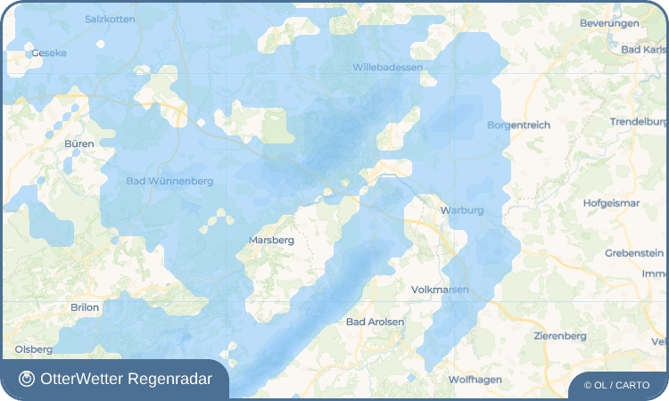 OtterWetter Regenradar-Widget Orpethal