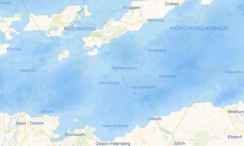Regenradar Orsbeck: aktuelle Niederschläge in Orsbeck und Umgebung, Stand 22. Oktober 2026 um 5:30 Uhr