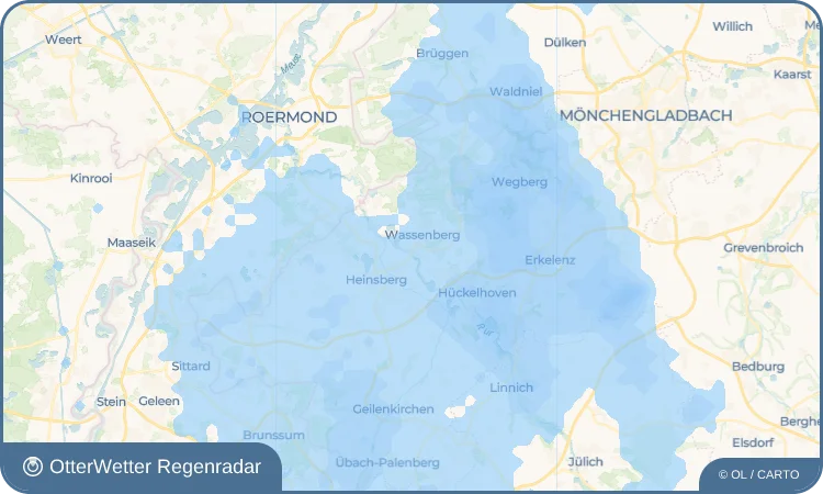 Wetter-Widget-Vorschau mit Vorhersagedaten für Orsbeck