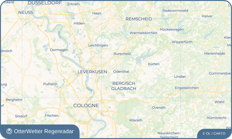 Widget-Vorschau für Osenau Wetter-Widget-Vorschau mit Vorhersagedaten für Osenau