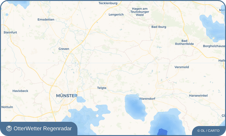 OtterWetter Regenradar-Widget Ostbevern