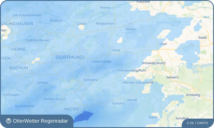 Wetter-Widget-Vorschau mit Vorhersagedaten für Ostendorf